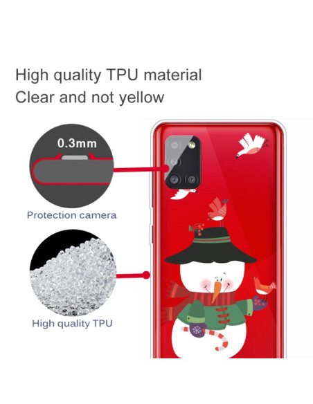 Cover Galaxy A51 5G TPU Birdie Snowman | Melacompro