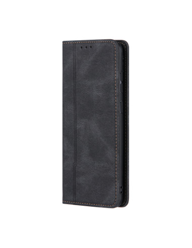 Cover Galaxy A51 4G Pelle Portafoglio Nero | Melacompro