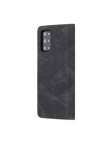 Cover Galaxy A51 4G Pelle Portafoglio Nero | Melacompro