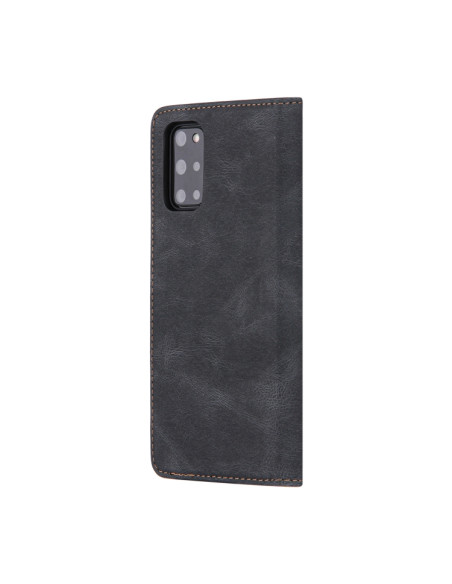 Cover Galaxy A51 4G Pelle Portafoglio Nero | Melacompro