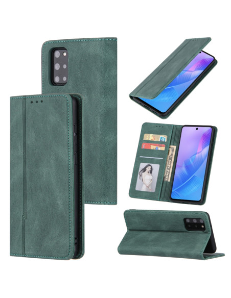Cover Galaxy A51 4G Pelle Portafoglio Verde | Melacompro