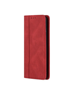 Cover Galaxy A51 4G Pelle Portafoglio Rosso | Melacompro 2
