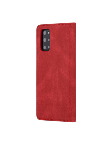 Cover Galaxy A51 4G Pelle Portafoglio Rosso | Melacompro