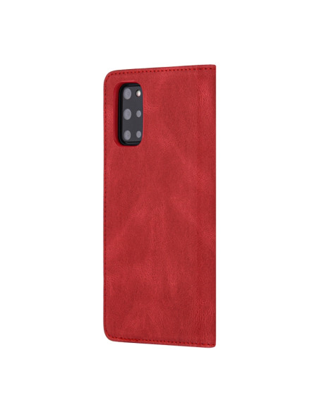 Cover Galaxy A51 4G Pelle Portafoglio Rosso | Melacompro