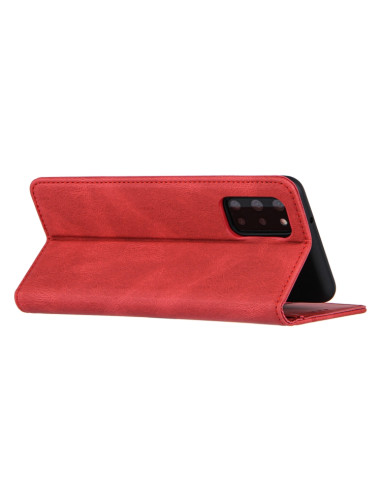 Cover Galaxy A51 4G Pelle Portafoglio Rosso | Melacompro