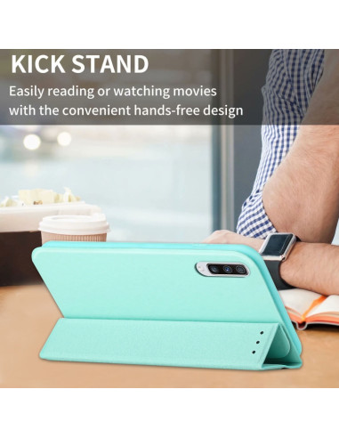 Cover Galaxy A70 Pelle a Libro Verde Menta Menta Verde | Melacompro