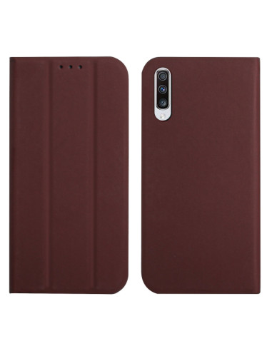 Cover Galaxy A70 Pelle a Libro Verde Menta Marrone | Melacompro