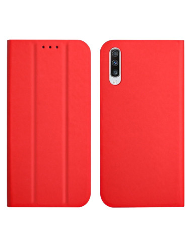 Cover Galaxy A70 Pelle a Libro Verde Menta Rosso | Melacompro