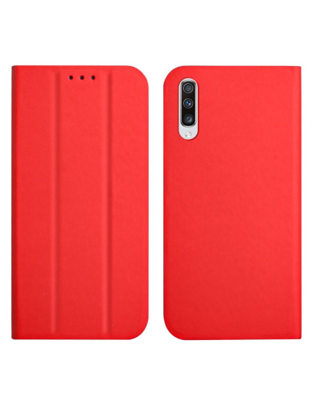 Cover Galaxy A70 Pelle a Libro Verde Menta Rosso | Melacompro