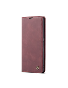 Cover Galaxy A80/A90 Pelle Marrone Rosso wine | Melacompro 2