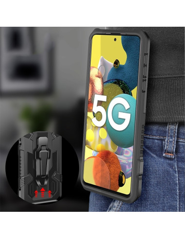 Cover Galaxy A51 5G Antiurto Rosso Army Verde | Melacompro