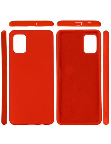Cover Galaxy A41 Silicone Rosso | Melacompro