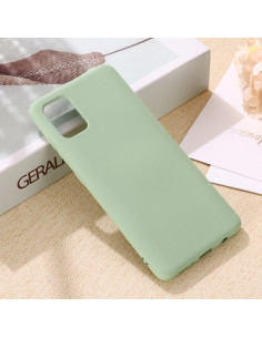Cover Galaxy A41 Silicone Liquido Rosso Antiurto Verde