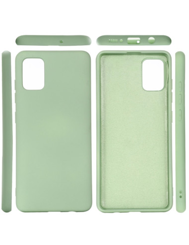 Cover Galaxy A41 Silicone Rosso Verde | Melacompro