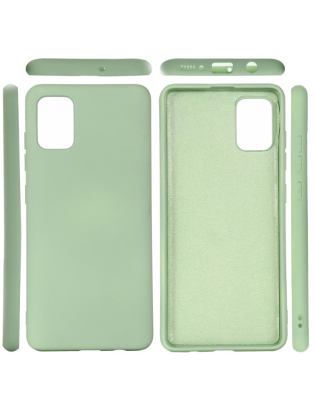 Cover Galaxy A41 Silicone Rosso Verde | Melacompro