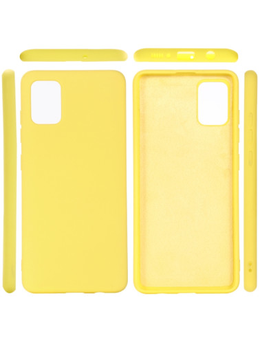 Cover Galaxy A41 Silicone Rosso Giallo | Melacompro