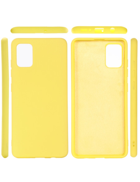 Cover Galaxy A41 Silicone Rosso Giallo | Melacompro