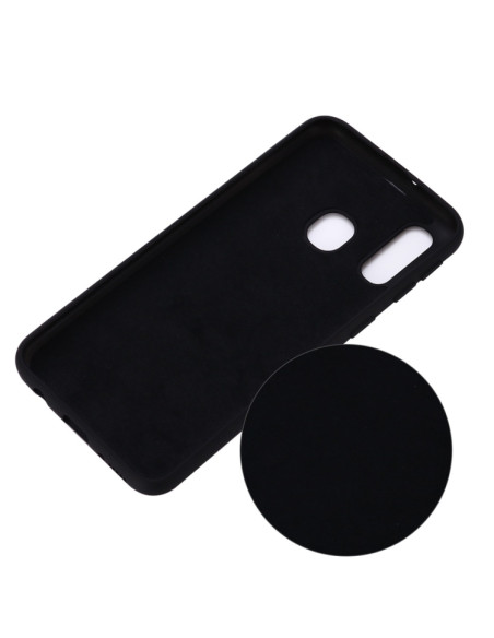 Cover Galaxy A20e Silicone Nero | Melacompro