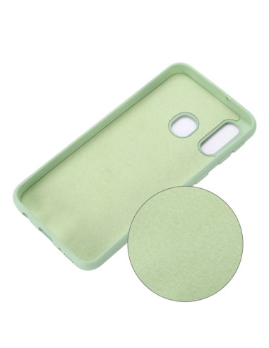 Cover Galaxy A20e Silicone Nero Verde | Melacompro