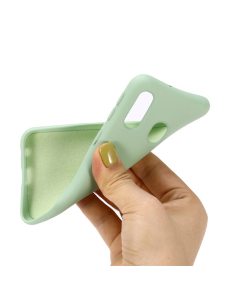 Cover Galaxy A20e Silicone Nero Verde | Melacompro