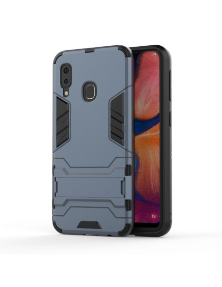 Cover Galaxy A20e PC + TPU Nero Blu Navy Blu | Melacompro