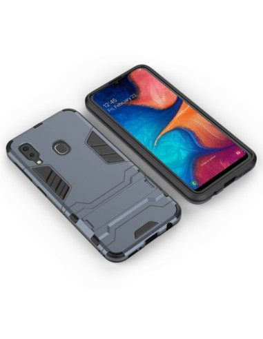Cover Galaxy A20e PC + TPU Nero Blu Navy Blu | Melacompro