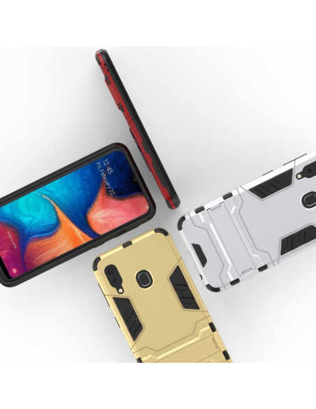 Cover Galaxy A20e PC + TPU Nero Blu Navy Blu | Melacompro