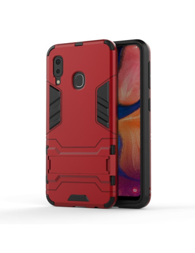 Cover Galaxy A20e PC + TPU Nero Rosso | Melacompro