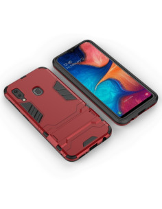 Cover Galaxy A20e PC + TPU Nero Rosso | Melacompro 2