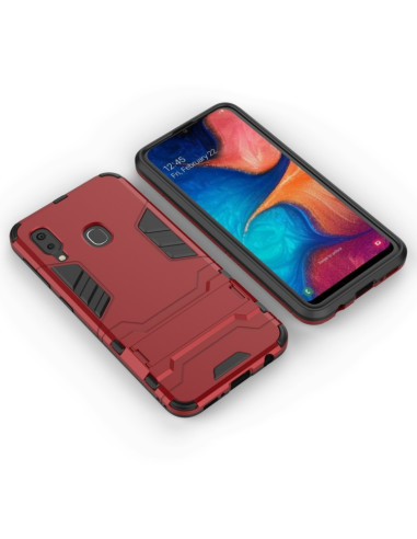 Cover Galaxy A20e PC + TPU Nero Rosso | Melacompro