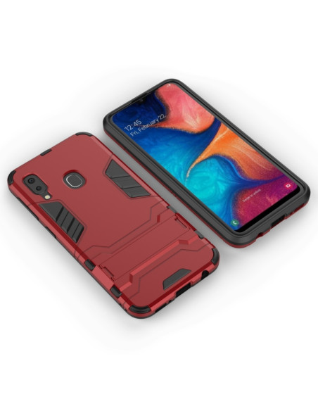 Cover Galaxy A20e PC + TPU Nero Rosso | Melacompro
