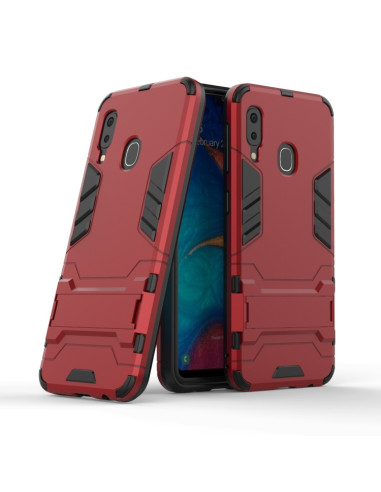 Cover Galaxy A20e PC + TPU Nero Rosso | Melacompro