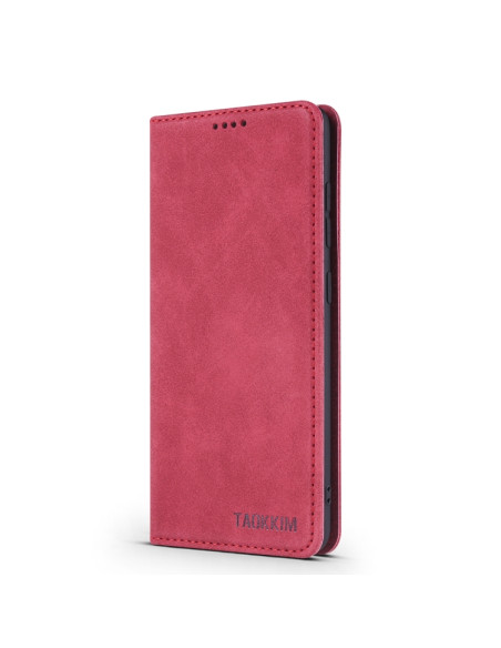 Cover Galaxy A71 PU Leather Rosa Flip Rosso | Melacompro