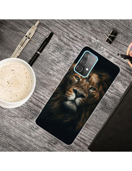 Cover Galaxy A32 5G TPU Antiurto Leone Trasparente | Melacompro