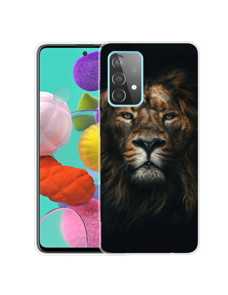 Cover Galaxy A32 5G TPU Antiurto Leone Trasparente | Melacompro